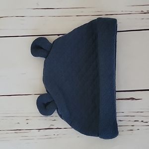 Blue beanie with ears